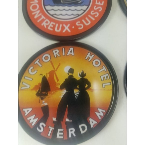 Coasters From Exciting Destinations Across Europe Laughing Elephant 6 Ct Set - Picture 7 of 9